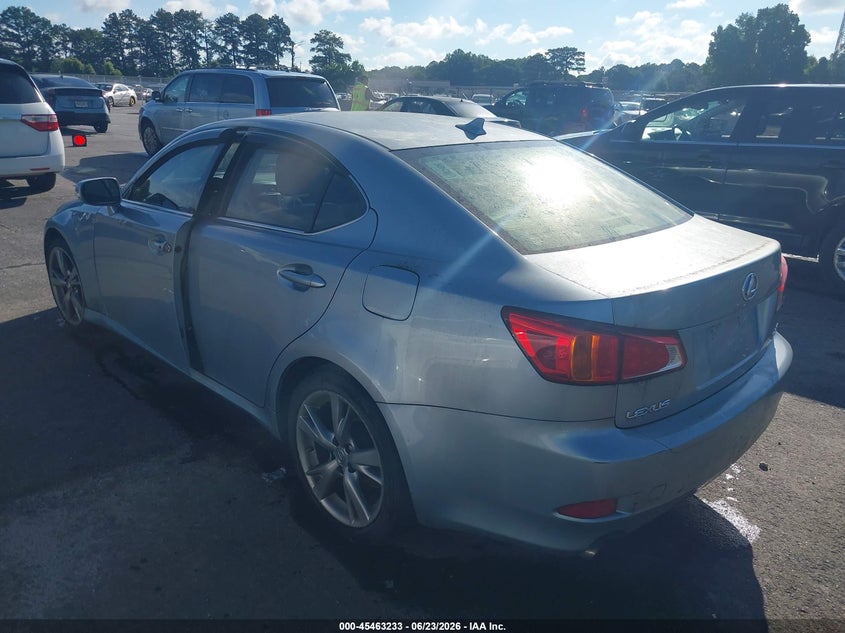 2010 Lexus Is 250 VIN JTHBF5C28A2094716 IAAI salvage auction — NORMAL WEAR, Repossession Paperwork (Georgia), sold $1,300 on 2026-07-22 (photo 3)