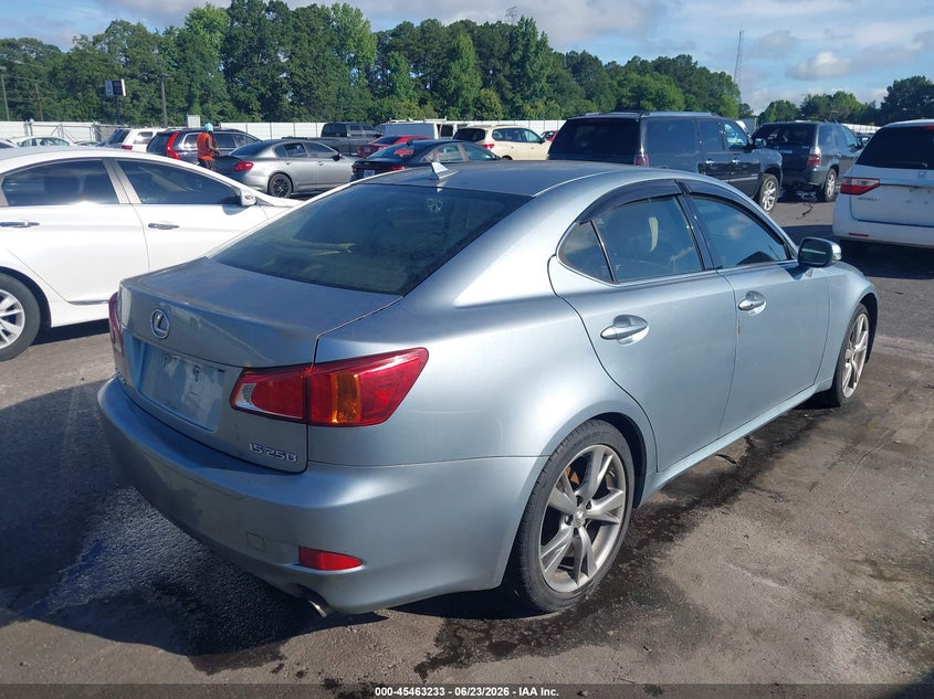 2010 Lexus Is 250 VIN JTHBF5C28A2094716 IAAI salvage auction — NORMAL WEAR, Repossession Paperwork (Georgia), sold $1,300 on 2026-07-22 (photo 4)