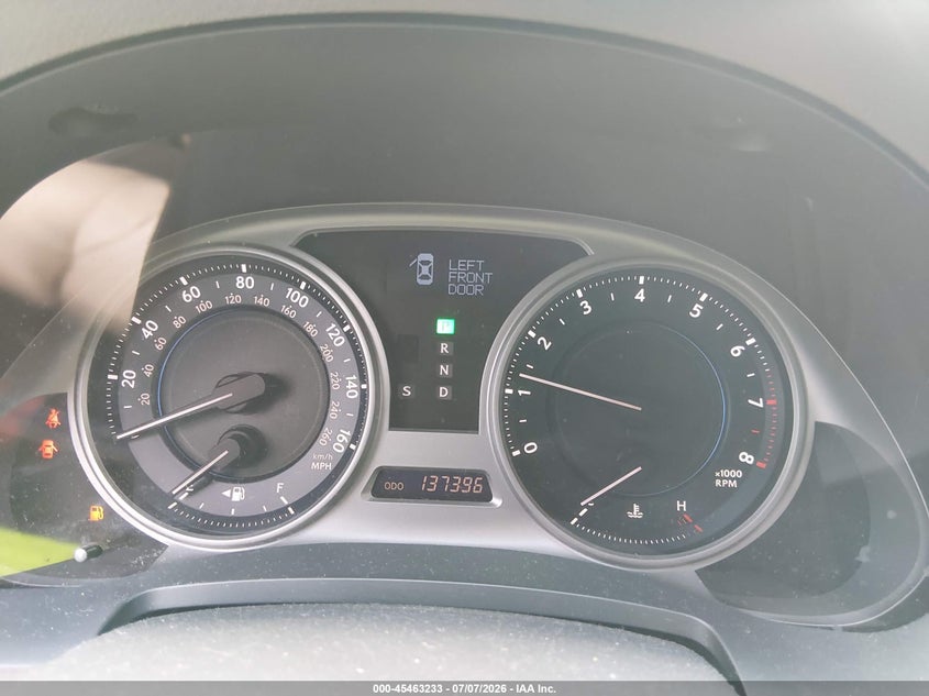 2010 Lexus Is 250 VIN JTHBF5C28A2094716 IAAI salvage auction — NORMAL WEAR, Repossession Paperwork (Georgia), sold $1,300 on 2026-07-22 (photo 7)
