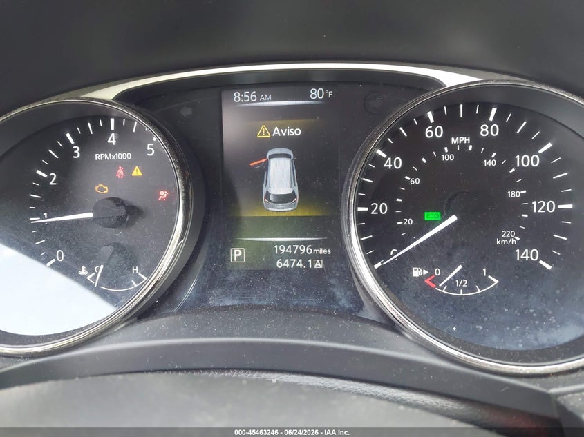 2016 Nissan Rogue sport VIN JN8AT2MT8GW002506 IAAI salvage auction — NORMAL WEAR, Original (Texas), sold $1,250 on 2026-07-27 (photo 7)