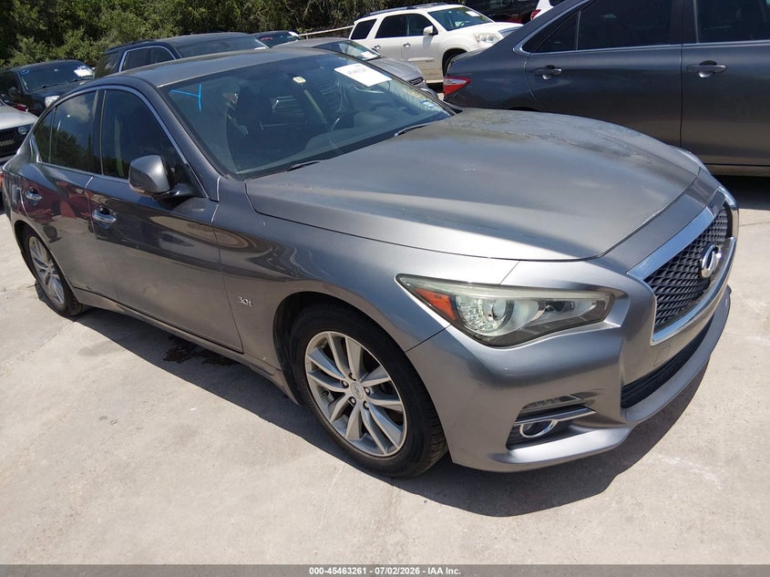 2017 Infiniti Q50 VIN JN1EV7AP3HM732108 IAAI salvage auction — NORMAL WEAR, Original (Texas), sold $4,100 on 2026-07-20 (photo 1)