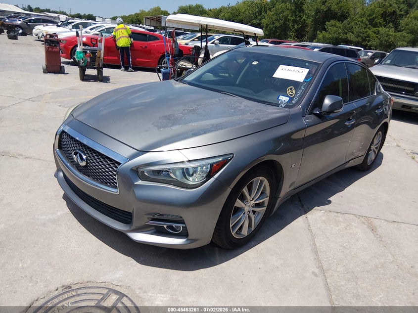 2017 Infiniti Q50 VIN JN1EV7AP3HM732108 IAAI salvage auction — NORMAL WEAR, Original (Texas), sold $4,100 on 2026-07-20 (photo 2)