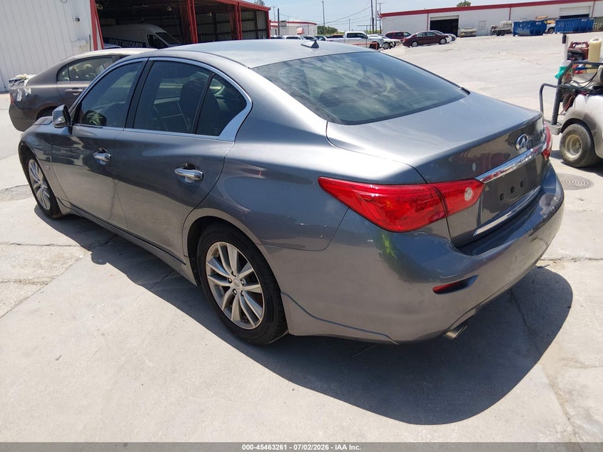 2017 Infiniti Q50 VIN JN1EV7AP3HM732108 IAAI salvage auction — NORMAL WEAR, Original (Texas), sold $4,100 on 2026-07-20 (photo 3)