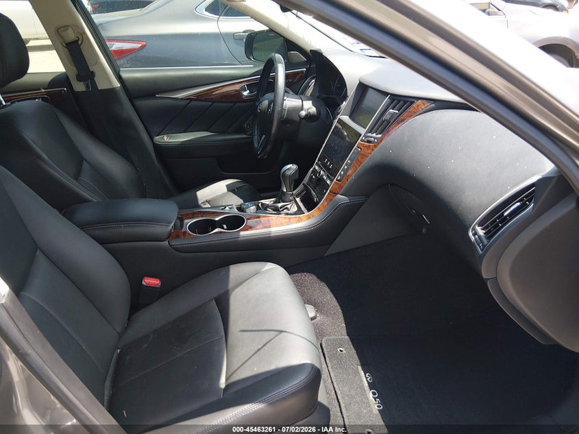 2017 Infiniti Q50 VIN JN1EV7AP3HM732108 IAAI salvage auction — NORMAL WEAR, Original (Texas), sold $4,100 on 2026-07-20 (photo 5)