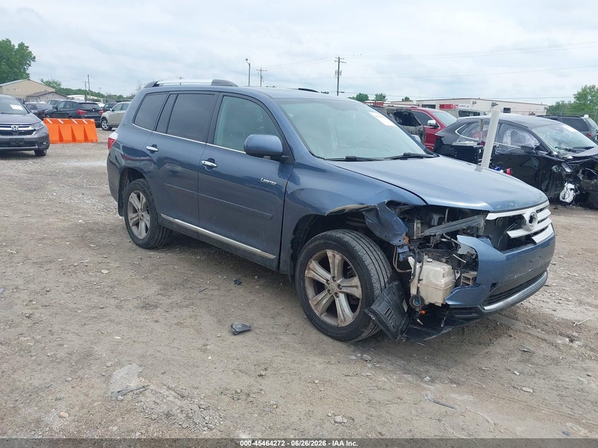 2013 Toyota Highlander VIN 5TDDK3EH0DS191689 IAAI salvage auction — FRONT END, Salvage Title, sold $5,325 on 2026-07-16 (photo 1)