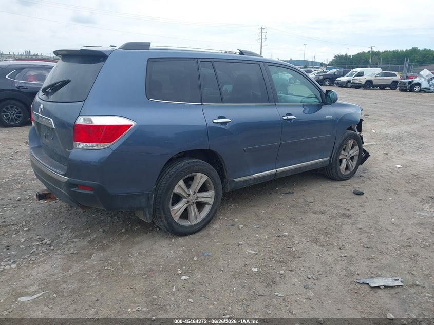 2013 Toyota Highlander VIN 5TDDK3EH0DS191689 IAAI salvage auction — FRONT END, Salvage Title, sold $5,325 on 2026-07-16 (photo 4)