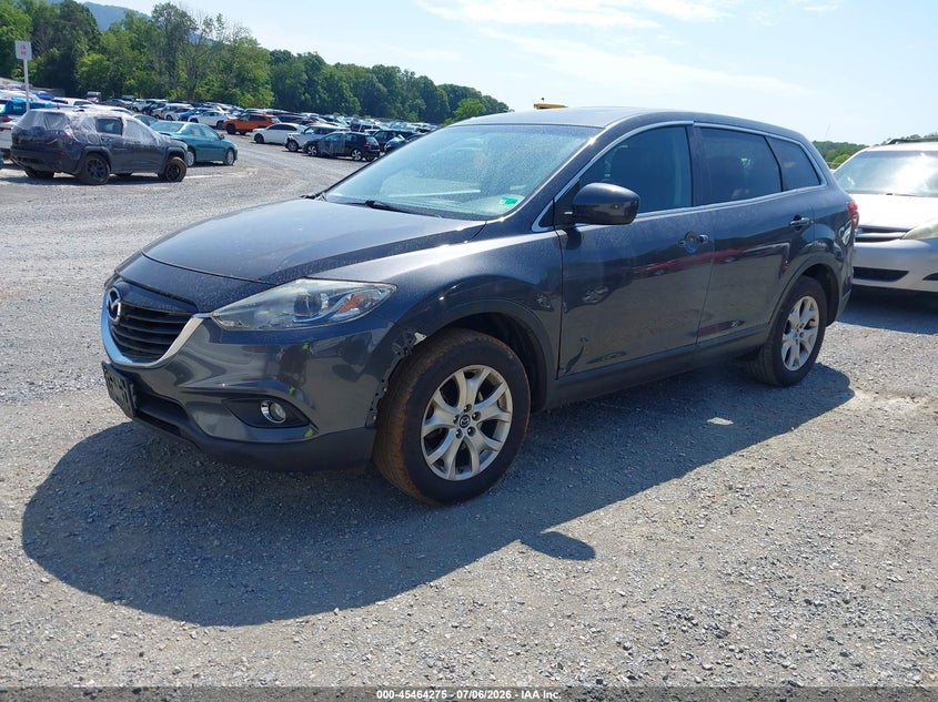 2013 Mazda Cx-9 VIN JM3TB3CA5D0402218 IAAI salvage auction — FRONT & REAR, Original (West Virginia), sold $25 on 2026-07-28 (photo 2)