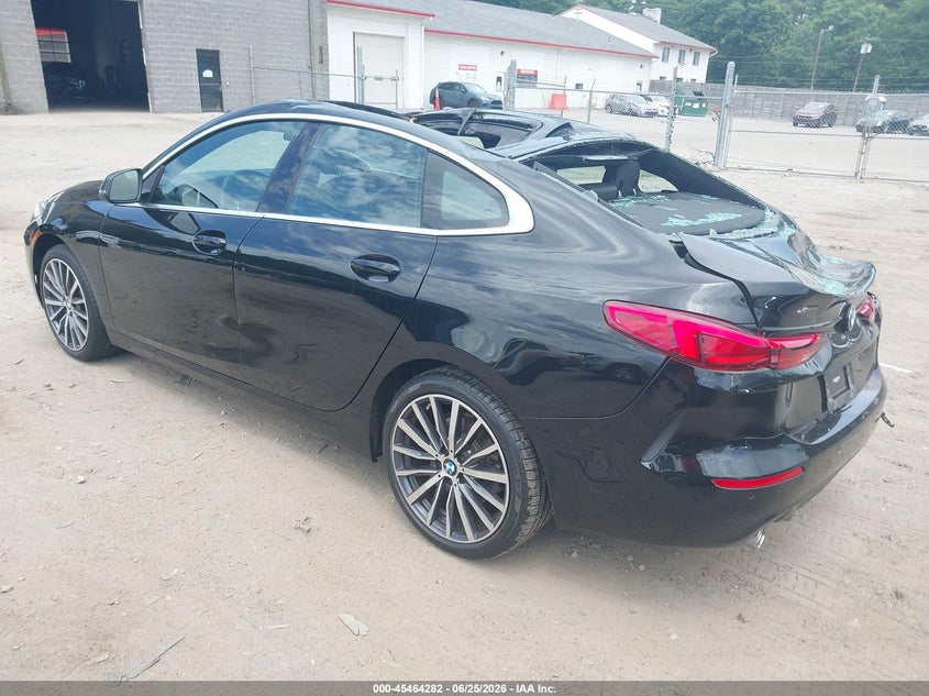 2022 BMW 2er VIN WBA73AK06N7K44787 IAAI salvage auction — ROOF, Salvage (Massachusetts), sold $8,150 on 2026-08-14 (photo 3)
