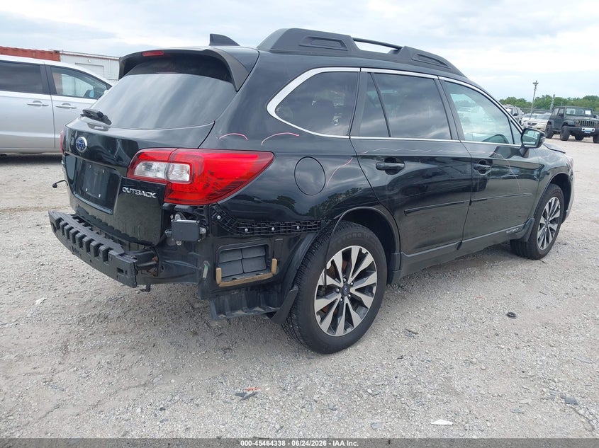 2016 Subaru Outback VIN 4S4BSBNC5G3312983 IAAI salvage auction — REAR END, Salvage (Illinois), sold $1,300 on 2026-07-28 (photo 4)