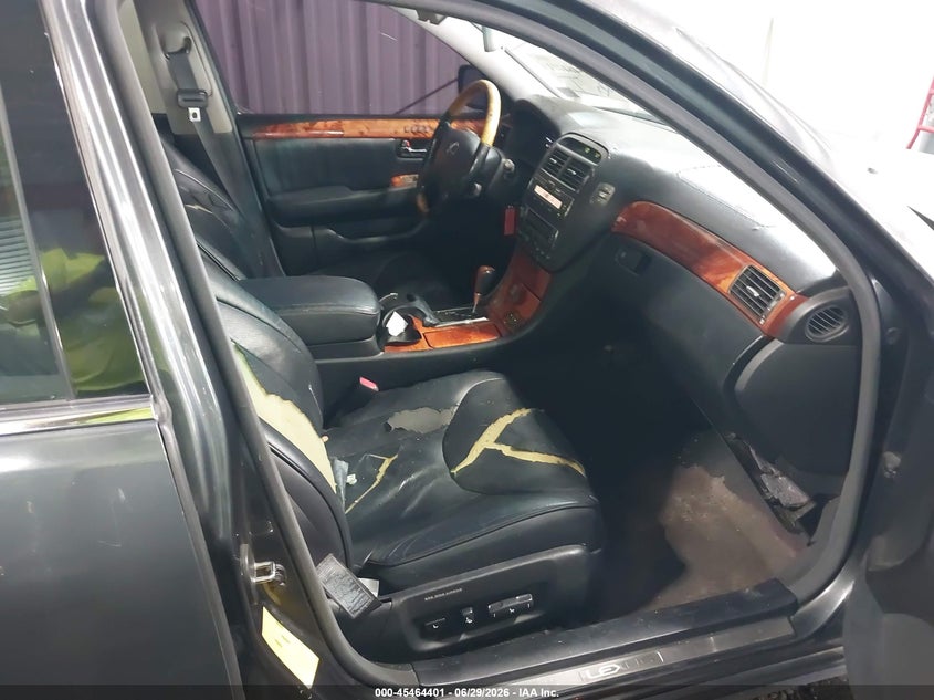 2004 Lexus Ls 430 VIN JTHBN36F040173335 IAAI salvage auction — FRONT END, Clear (Virginia), sold $900 on 2026-07-30 (photo 5)