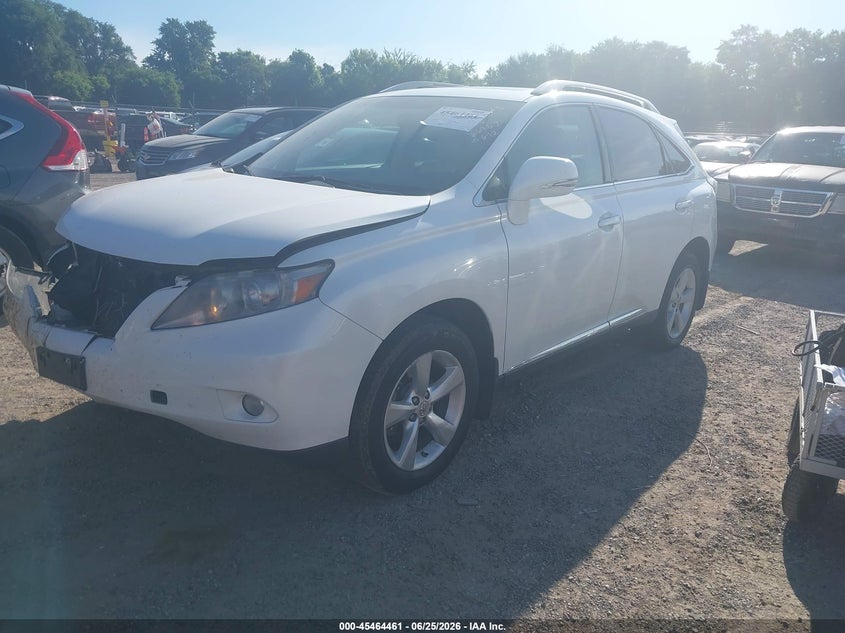 2012 Lexus Rx VIN 2T2BK1BA7CC139692 IAAI salvage auction — FRONT END, Salvage (Iowa), sold $3,050 on 2026-07-27 (photo 2)