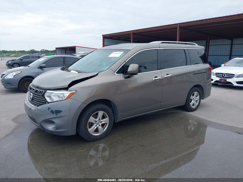 2016 Nissan Quest VIN JN8AE2KP7G9153755 IAAI salvage auction — NORMAL WEAR, Clear (Florida), sold $325 on 2026-07-22 (photo 2)