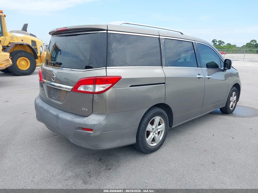 2016 Nissan Quest VIN JN8AE2KP7G9153755 IAAI salvage auction — NORMAL WEAR, Clear (Florida), sold $325 on 2026-07-22 (photo 4)