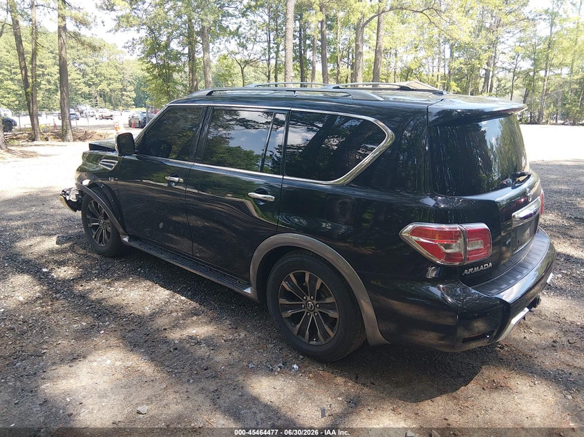 2017 Nissan Armada VIN JN8AY2NC5H9501697 IAAI salvage auction — FRONT END, Salvage (Virginia), sold $25 on 2026-07-28 (photo 3)