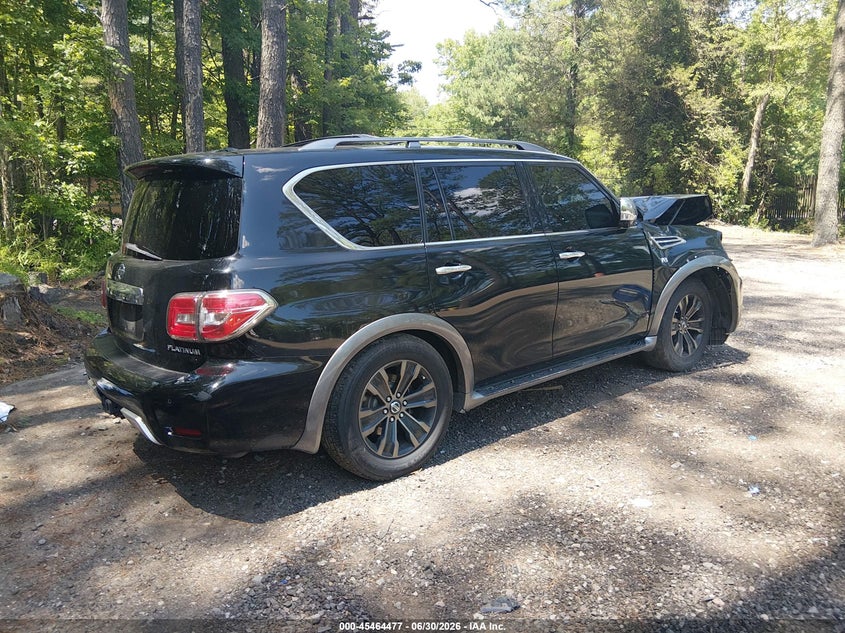 2017 Nissan Armada VIN JN8AY2NC5H9501697 IAAI salvage auction — FRONT END, Salvage (Virginia), sold $25 on 2026-07-28 (photo 4)