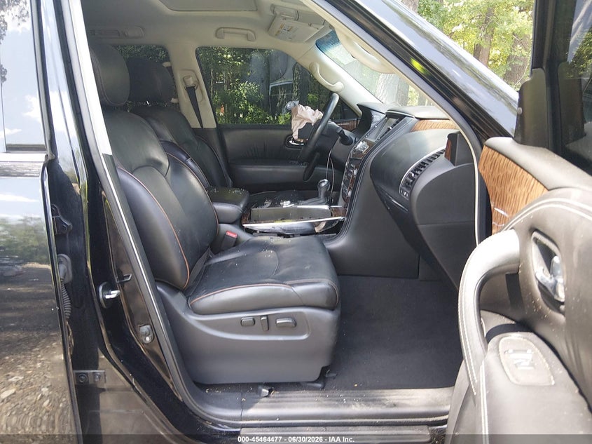 2017 Nissan Armada VIN JN8AY2NC5H9501697 IAAI salvage auction — FRONT END, Salvage (Virginia), sold $25 on 2026-07-28 (photo 5)