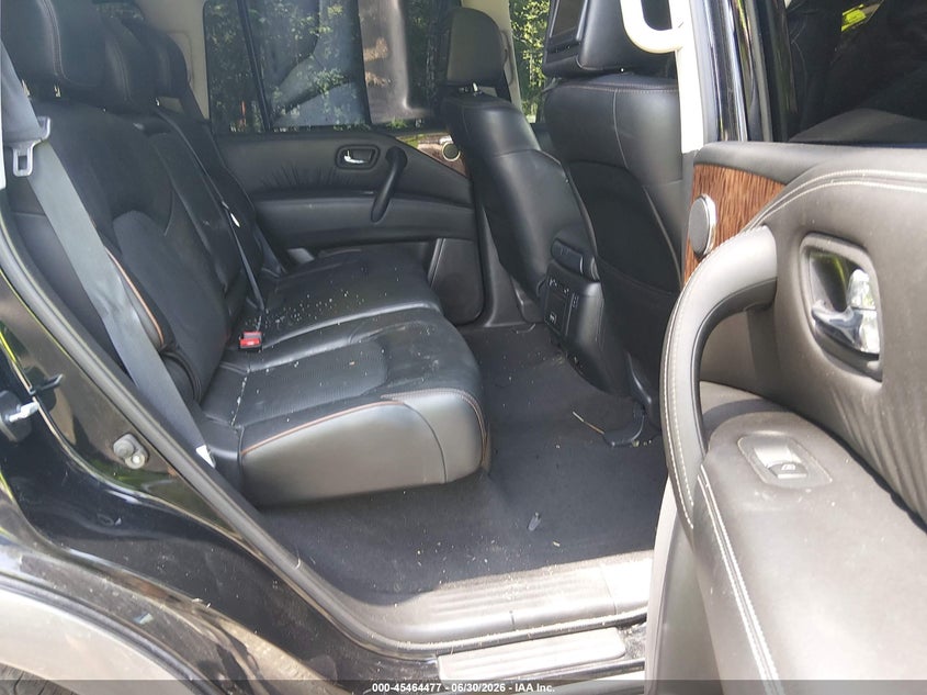 2017 Nissan Armada VIN JN8AY2NC5H9501697 IAAI salvage auction — FRONT END, Salvage (Virginia), sold $25 on 2026-07-28 (photo 8)