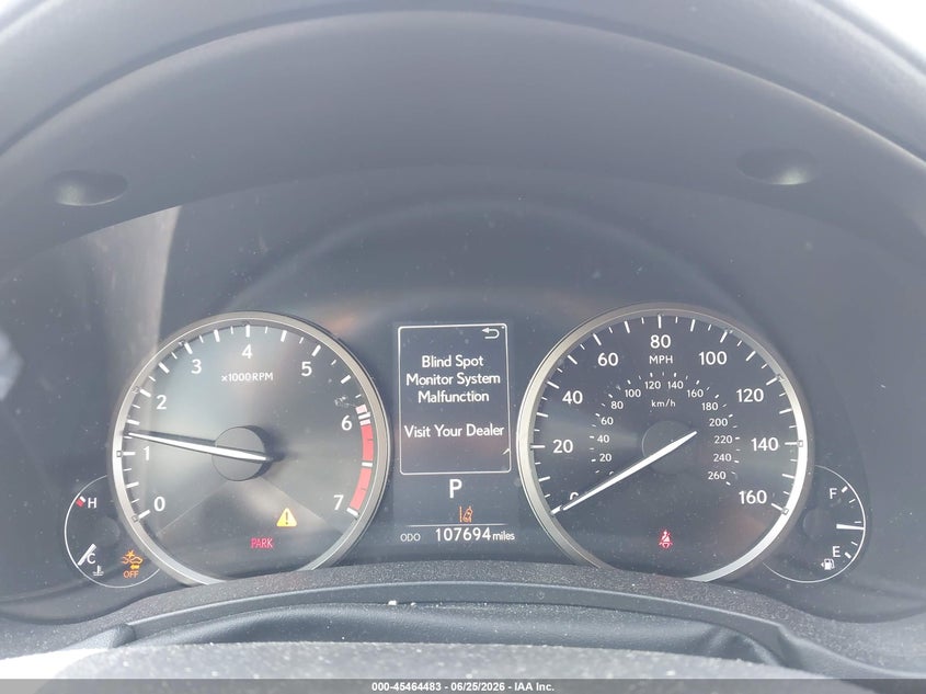 2021 Lexus Nx VIN JTJDARDZ9M2237279 IAAI salvage auction — FRONT END, Salvage (Idaho), sold $7,700 on 2026-07-11 (photo 7)