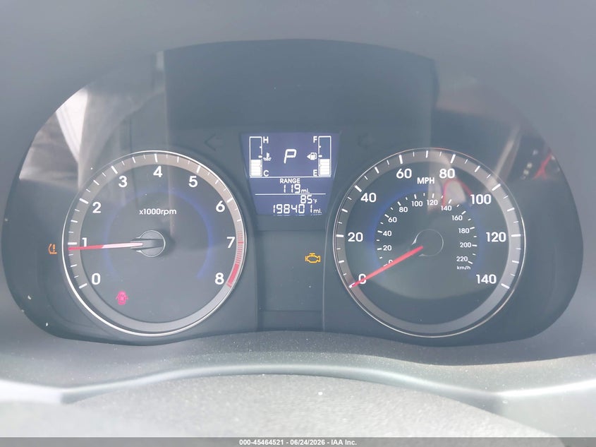 2015 Hyundai Accent VIN KMHCT4AE7FU806386 IAAI salvage auction — REAR END, Salvage (Texas), sold $450 on 2026-07-21 (photo 7)