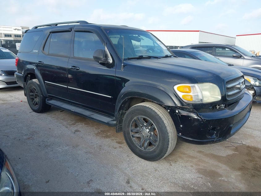2004 Toyota Sequoia VIN 5TDZT38A44S208799 IAAI salvage auction — NORMAL WEAR, Original (Texas), sold $625 on 2026-07-21 (photo 1)