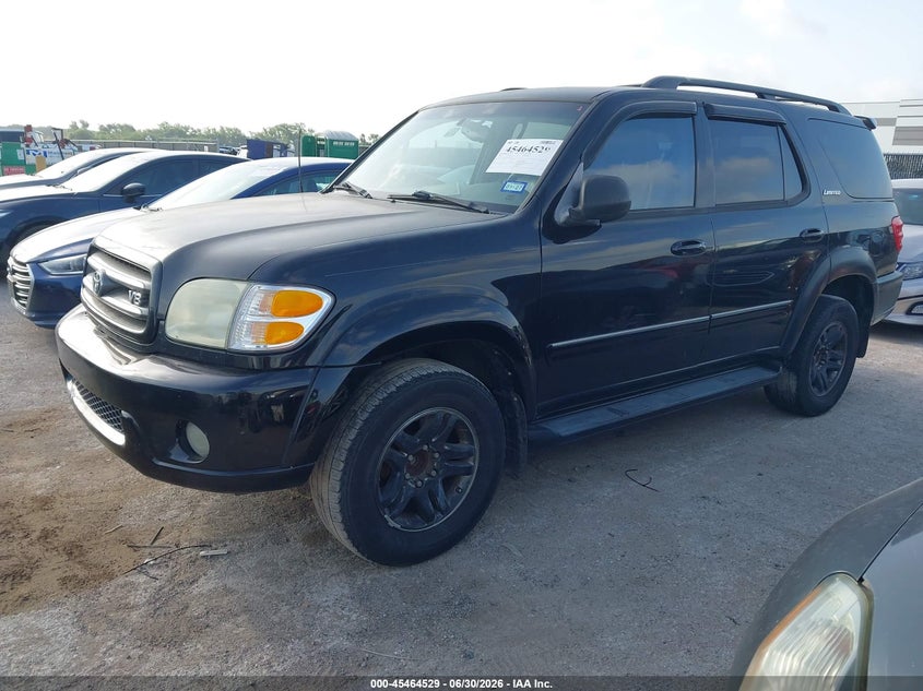 2004 Toyota Sequoia VIN 5TDZT38A44S208799 IAAI salvage auction — NORMAL WEAR, Original (Texas), sold $625 on 2026-07-21 (photo 2)
