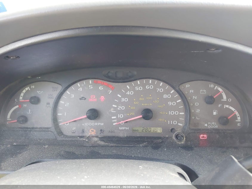 2004 Toyota Sequoia VIN 5TDZT38A44S208799 IAAI salvage auction — NORMAL WEAR, Original (Texas), sold $625 on 2026-07-21 (photo 7)