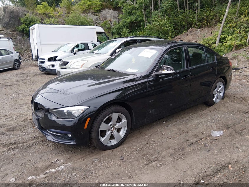 2016 BMW 3er VIN WBA8E3G59GNT80425 IAAI salvage auction — FRONT & REAR, Salvage Title, sold $2,900 on 2026-08-05 (photo 2)