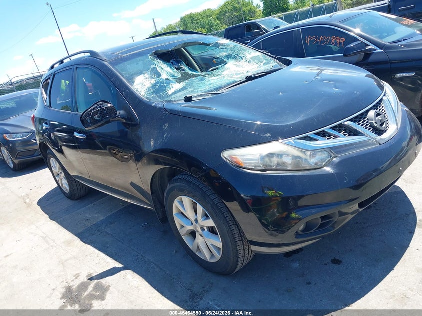 2014 Nissan Murano VIN JN8AZ1MW5EW518211 IAAI salvage auction — FRONT & REAR, Salvage (Ohio), sold $800 on 2026-07-07 (photo 1)