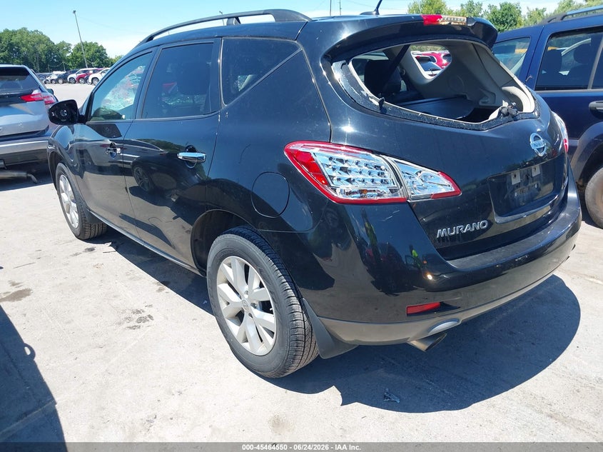2014 Nissan Murano VIN JN8AZ1MW5EW518211 IAAI salvage auction — FRONT & REAR, Salvage (Ohio), sold $800 on 2026-07-07 (photo 3)