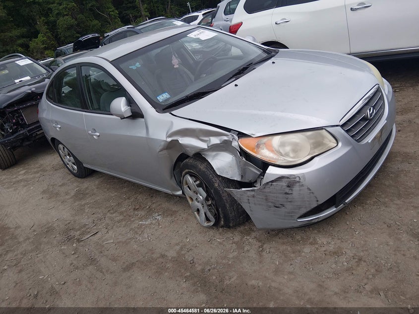 2008 Hyundai Elantra VIN KMHDU46DX8U543797 IAAI salvage auction — SIDE, Clear (Massachusetts), sold $300 on 2026-07-10 (photo 1)