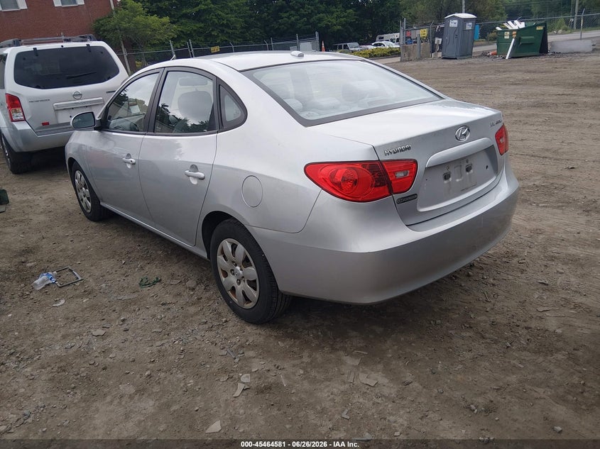 2008 Hyundai Elantra VIN KMHDU46DX8U543797 IAAI salvage auction — SIDE, Clear (Massachusetts), sold $300 on 2026-07-10 (photo 3)
