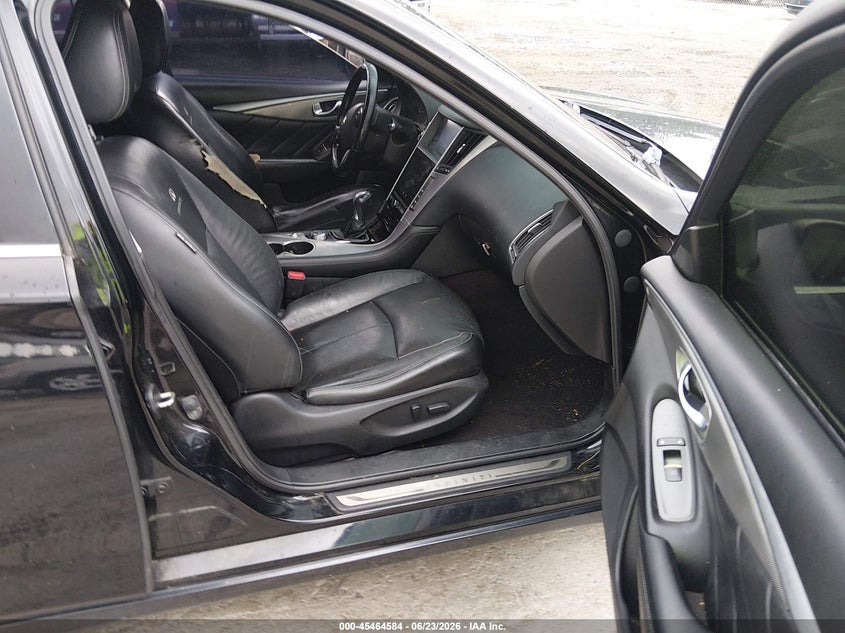 2014 Infiniti Q50 VIN JN1BV7AR8EM681799 IAAI salvage auction — NORMAL WEAR, Clear (Virginia), sold $750 on 2026-07-10 (photo 5)