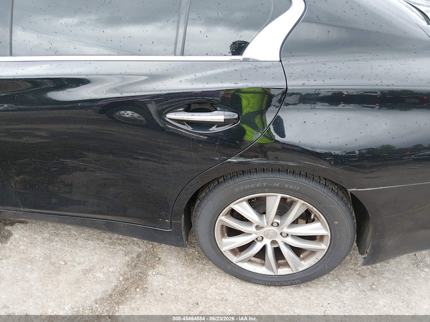 2014 Infiniti Q50 VIN JN1BV7AR8EM681799 IAAI salvage auction — NORMAL WEAR, Clear (Virginia), sold $750 on 2026-07-10 (photo 6)
