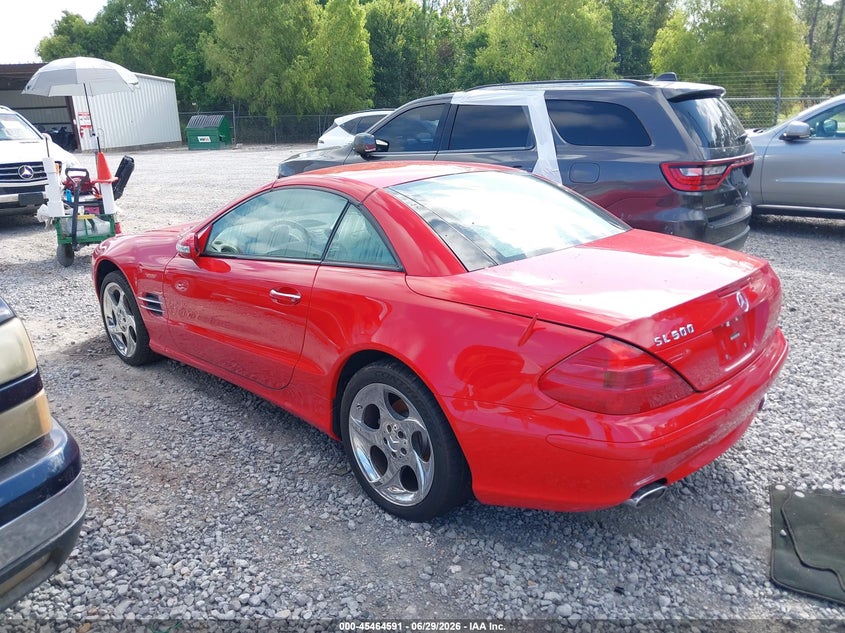 2003 Mercedes-benz Sl-class VIN WDBSK75F23F040640 IAAI salvage auction — WATER/FLOOD, Flood (Mississippi), sold $25 on 2026-07-24 (photo 3)