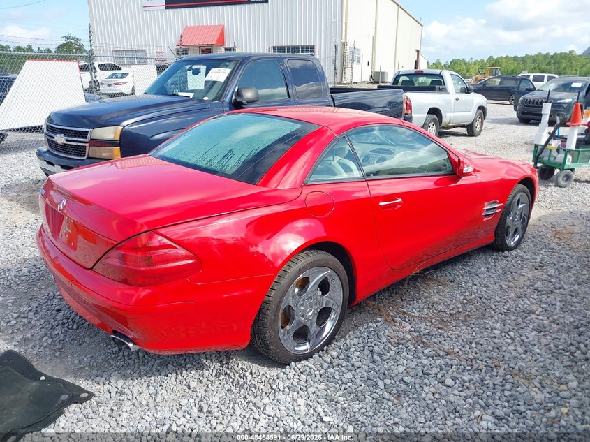 2003 Mercedes-benz Sl-class VIN WDBSK75F23F040640 IAAI salvage auction — WATER/FLOOD, Flood (Mississippi), sold $25 on 2026-07-24 (photo 4)