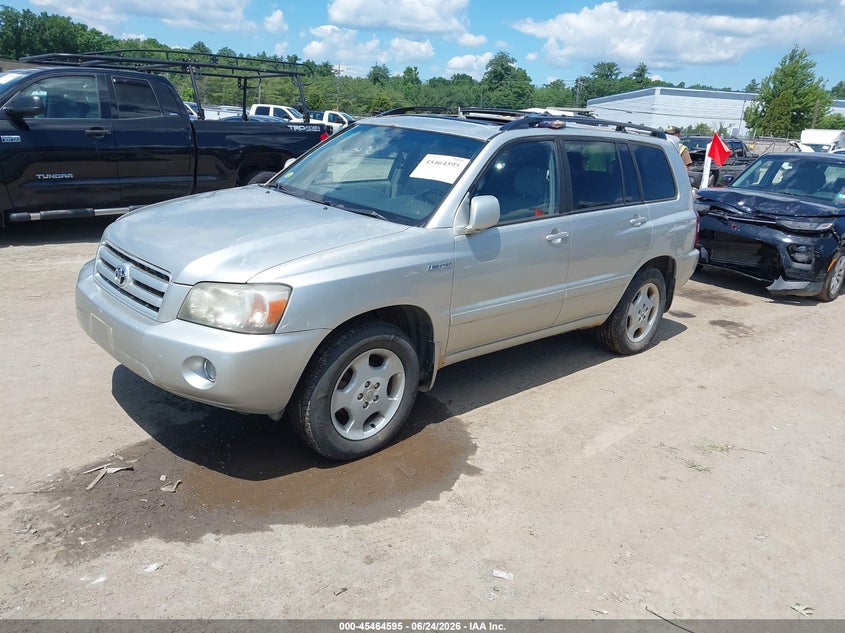 2005 Toyota Highlander VIN JTEEP21A650090536 IAAI salvage auction — NORMAL WEAR, Original (New Hampshire), sold $875 on 2026-07-29 (photo 2)
