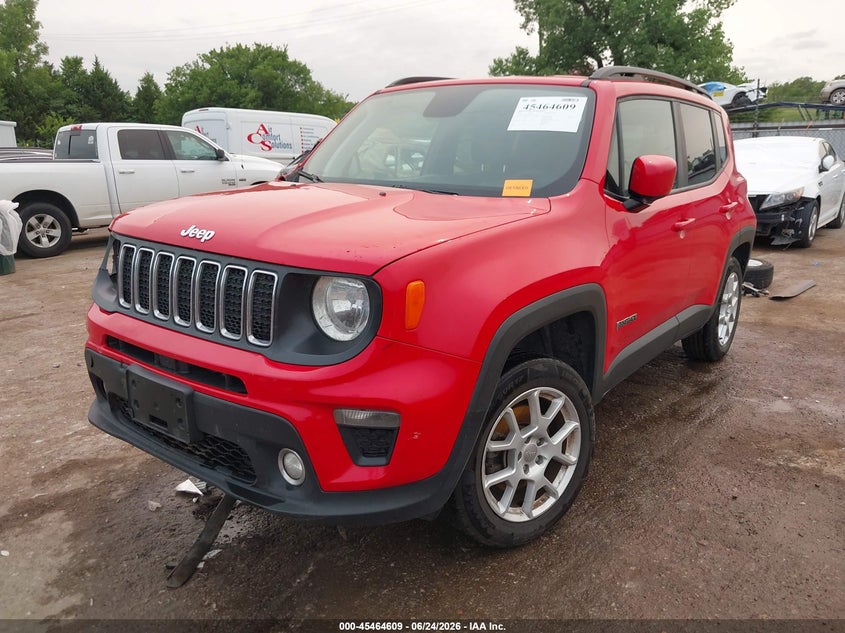 2019 Jeep Renegade VIN ZACNJABB8KPJ82855 IAAI salvage auction — SIDE, Salvage Title, sold $1,100 on 2026-08-12 (photo 2)