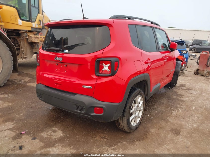 2019 Jeep Renegade VIN ZACNJABB8KPJ82855 IAAI salvage auction — SIDE, Salvage Title, sold $1,100 on 2026-08-12 (photo 4)