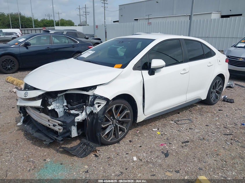 2020 Toyota Corolla VIN JTDS4RCE9LJ032419 IAAI salvage auction — FRONT END, Salvage (Texas), sold $4,500 on 2026-07-20 (photo 2)