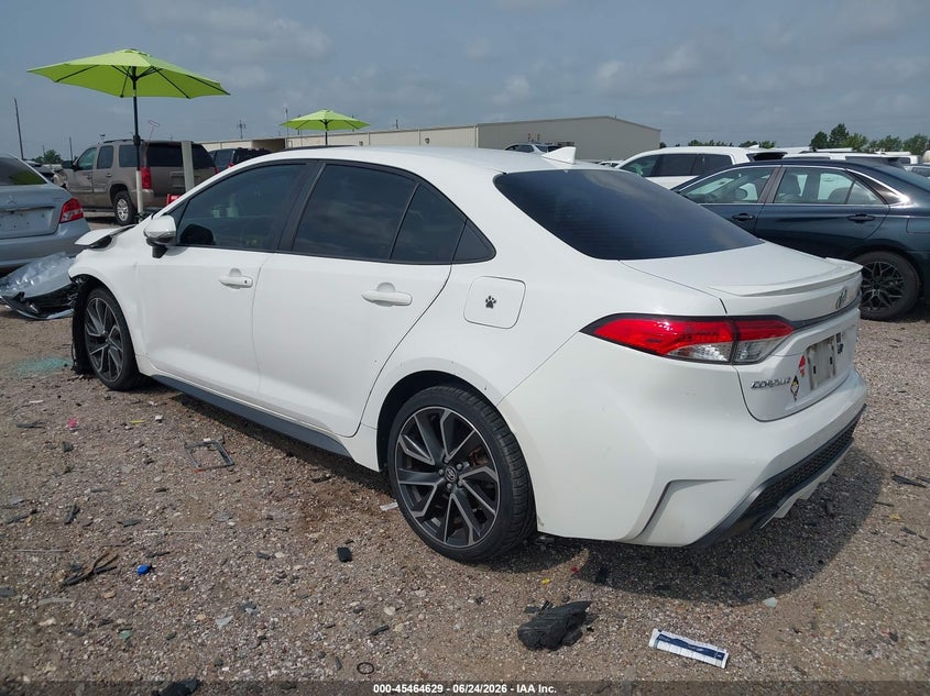 2020 Toyota Corolla VIN JTDS4RCE9LJ032419 IAAI salvage auction — FRONT END, Salvage (Texas), sold $4,500 on 2026-07-20 (photo 3)