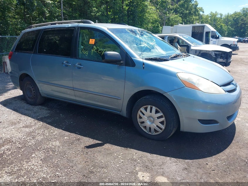2006 Toyota Sienna VIN 5TDZA23CX6S424040 IAAI salvage auction — BIOHAZARD/CHEMICAL, Salvage - Greater Than 75% (Maryland), sold $475 on 2026-07-11 (photo 1)