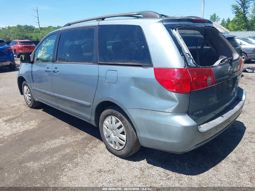 2006 Toyota Sienna VIN 5TDZA23CX6S424040 IAAI salvage auction — BIOHAZARD/CHEMICAL, Salvage - Greater Than 75% (Maryland), sold $475 on 2026-07-11 (photo 3)