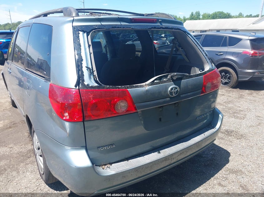 2006 Toyota Sienna VIN 5TDZA23CX6S424040 IAAI salvage auction — BIOHAZARD/CHEMICAL, Salvage - Greater Than 75% (Maryland), sold $475 on 2026-07-11 (photo 6)