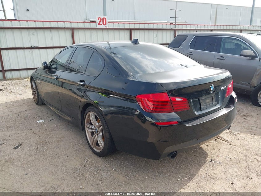 2016 BMW 5er VIN WBA5B1C58GG553068 IAAI salvage auction — WATER/FLOOD, Salvage (Texas), sold $2,700 on 2026-07-16 (photo 3)