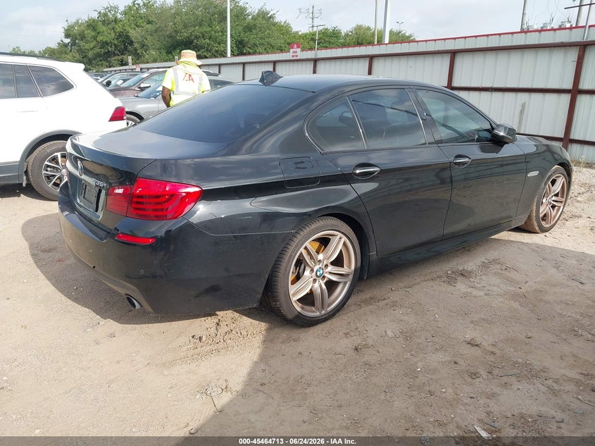 2016 BMW 5er VIN WBA5B1C58GG553068 IAAI salvage auction — WATER/FLOOD, Salvage (Texas), sold $2,700 on 2026-07-16 (photo 4)