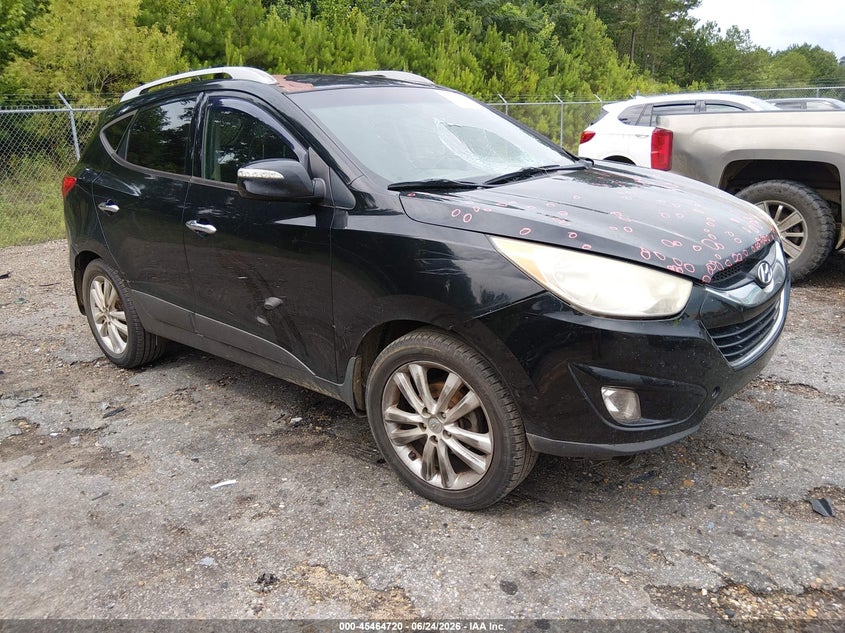 2011 Hyundai Tucson VIN KM8JU3AC6BU297544 IAAI salvage auction — FRONT END, Salvage (Mississippi), sold $600 on 2026-07-17 (photo 1)