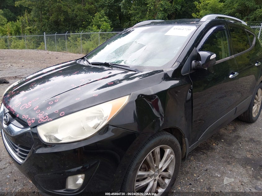2011 Hyundai Tucson VIN KM8JU3AC6BU297544 IAAI salvage auction — FRONT END, Salvage (Mississippi), sold $600 on 2026-07-17 (photo 6)