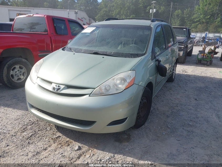 2009 Toyota Sienna VIN 5TDZK23C49S277411 IAAI salvage auction — LEFT SIDE, Salvage (Georgia), sold $825 on 2026-08-02 (photo 2)