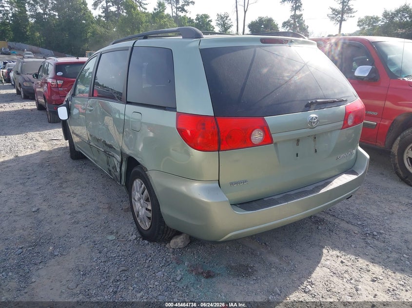 2009 Toyota Sienna VIN 5TDZK23C49S277411 IAAI salvage auction — LEFT SIDE, Salvage (Georgia), sold $825 on 2026-08-02 (photo 3)