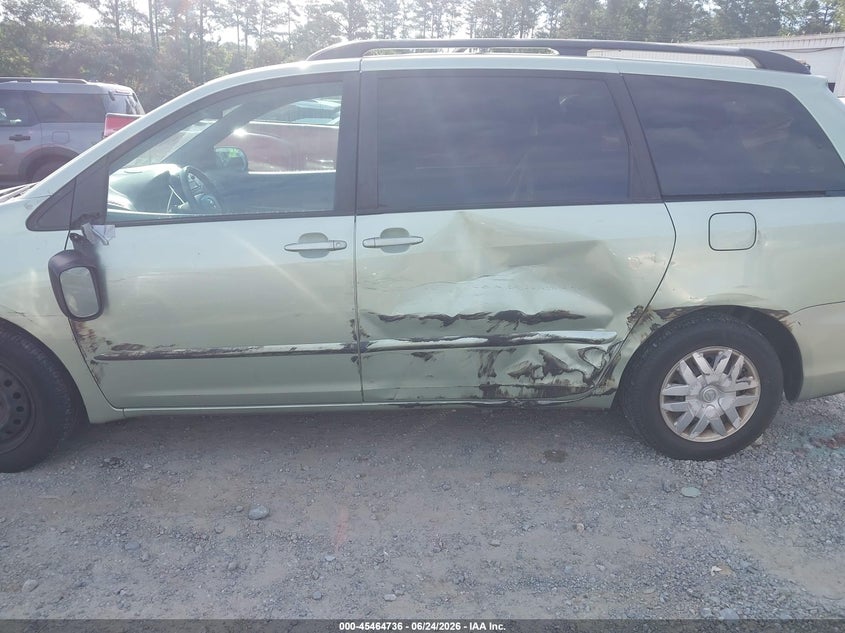 2009 Toyota Sienna VIN 5TDZK23C49S277411 IAAI salvage auction — LEFT SIDE, Salvage (Georgia), sold $825 on 2026-08-02 (photo 6)